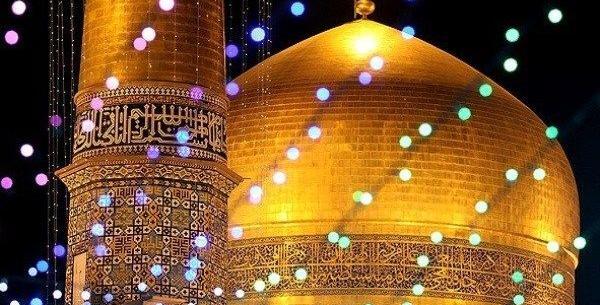 عکس گنبد طلایی حرم امام رضا