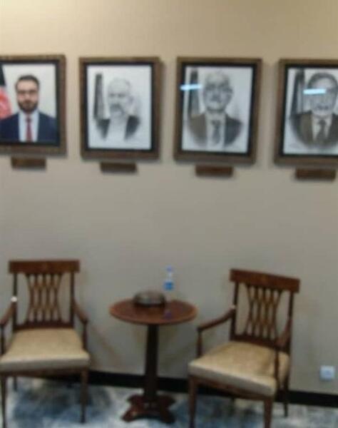 عکس طالبان در ارگ ریاست جمهوری