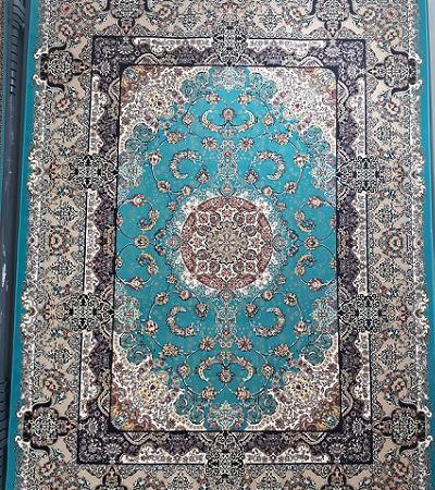 عکس فرش آبی جدید
