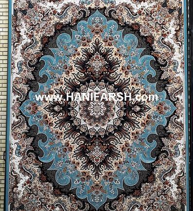 عکس فرش آبی جدید