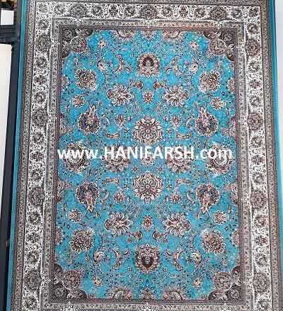 عکس فرش آبی جدید