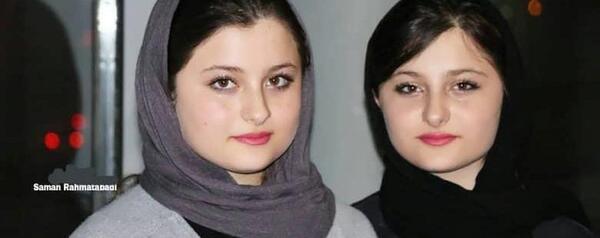 عکس سارا و نیکا با ارایش عروس