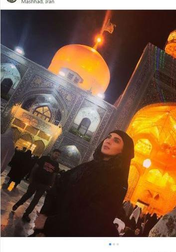 عکس دختر چادری حرم امام رضا