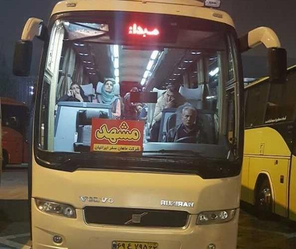 عکس داخل اتوبوس وی ای پی با مسافر