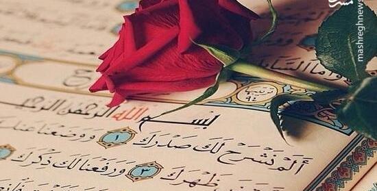 عکس لای قرآن