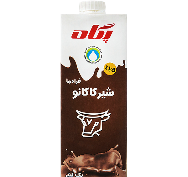 عکس شیر کاکائو پاکتی