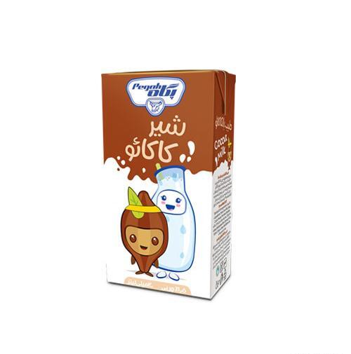 عکس شیر کاکائو پاکتی