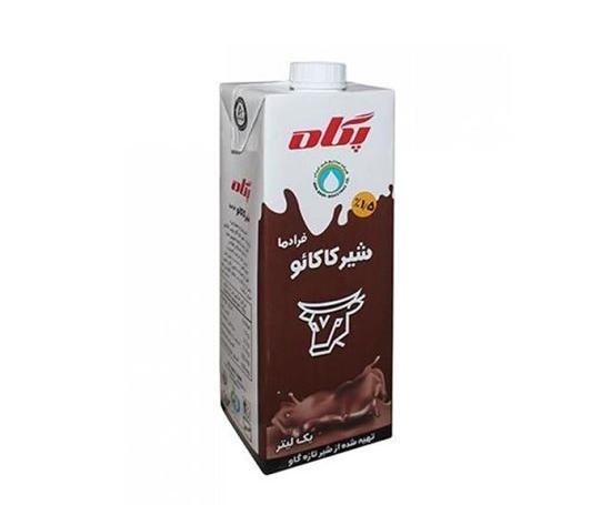عکس شیر کاکائو پاکتی