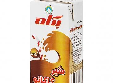 عکس شیر کاکائو پاکتی