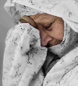 عکس دل شکسته مادر