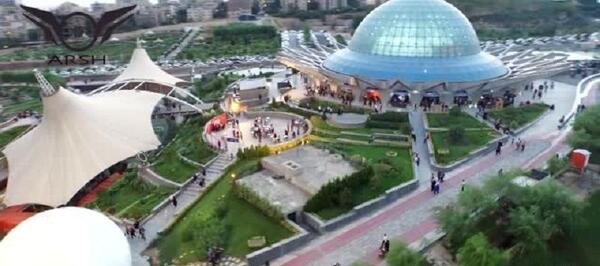 عکس داخل گنبد مینا