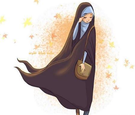 عکس زن چادری فانتزی