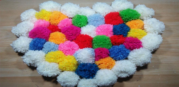 عکس فرشینه به شکل قلب