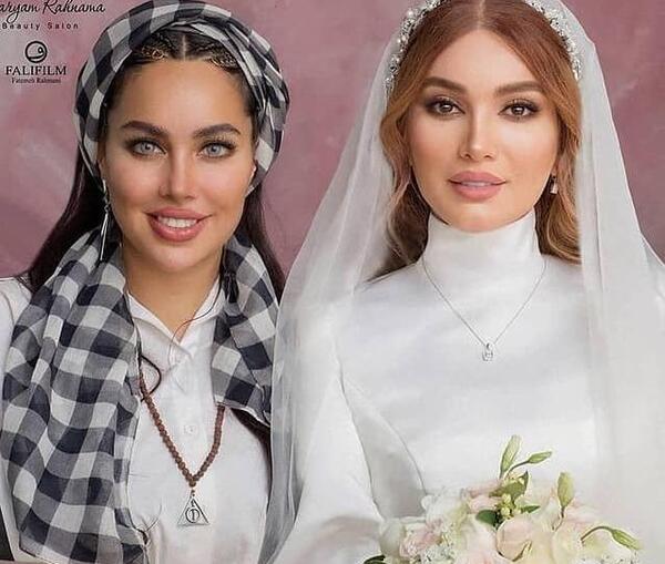 عکس لباس عروس متین ستوده