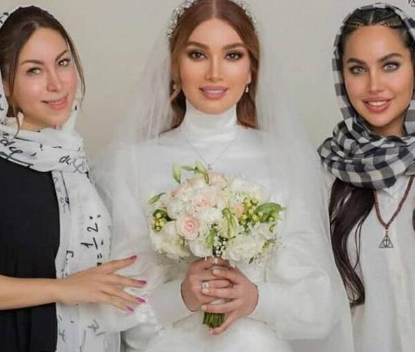 عکس لباس عروس متین ستوده