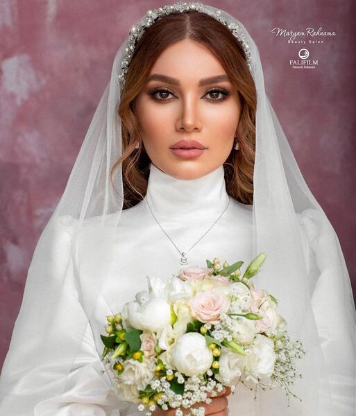 عکس لباس عروس متین ستوده