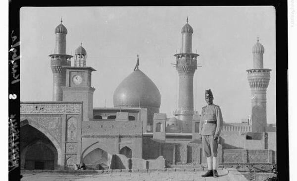 عکس قدیمی حرم امام حسین