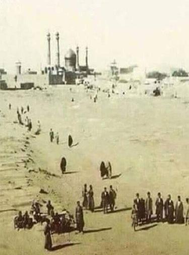 عکس قدیمی حرم امام حسین