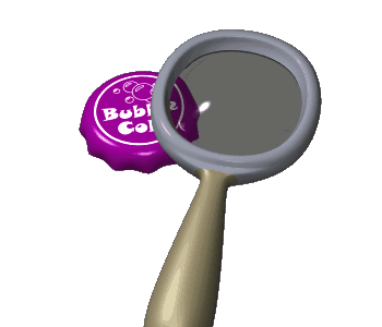 عکس ذره بین