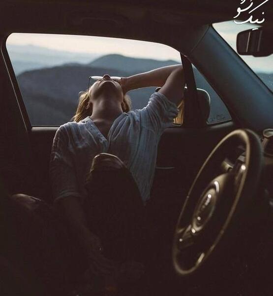 عکس فیک دخترونه روی ماشین