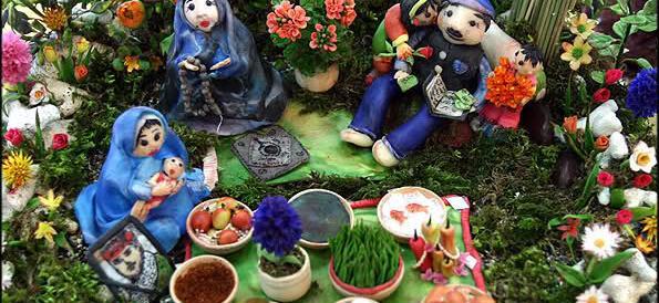 عکس سفره هفت سین فانتزی کارتونی