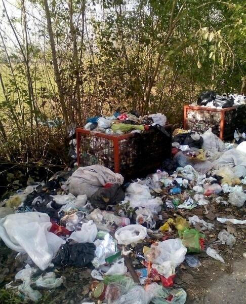 عکس طبیعت پر از زباله