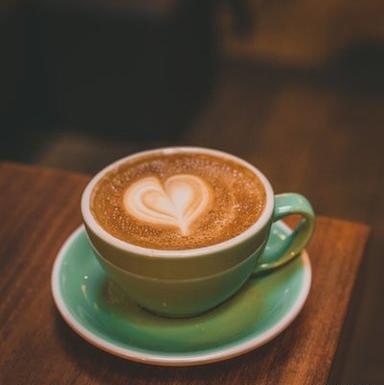 عکس قهوه قلبی