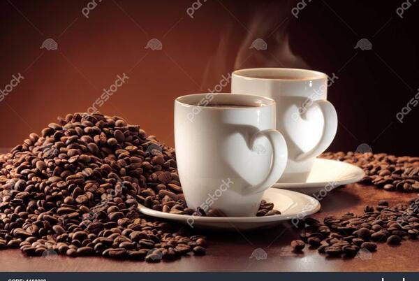 عکس قهوه قلبی