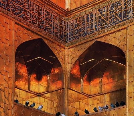 عکس حرم امام رضا در چشم کبوتر