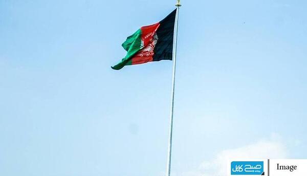عکس شیر با پرچم افغانستان