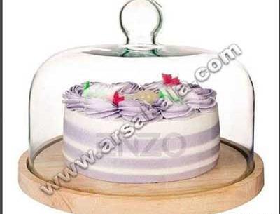 عکس ظرف کیک چوبی