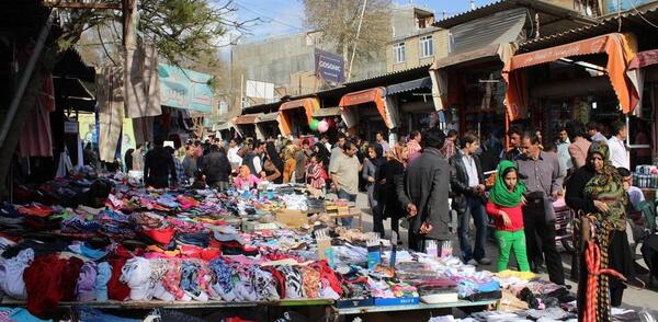 عکس بازارچه مرزی جوانرود