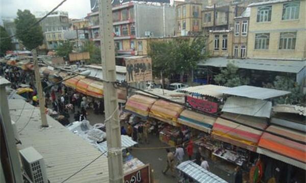عکس بازارچه مرزی جوانرود