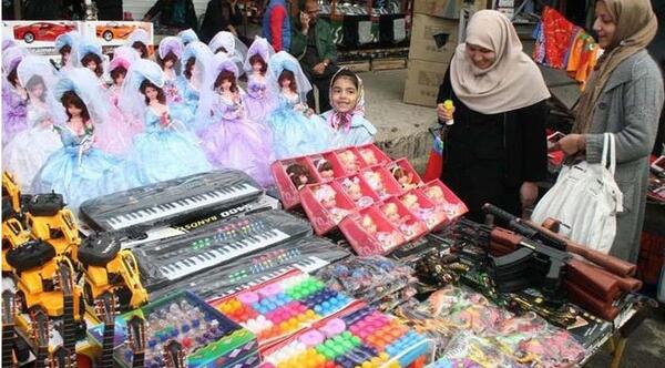 عکس بازارچه مرزی جوانرود