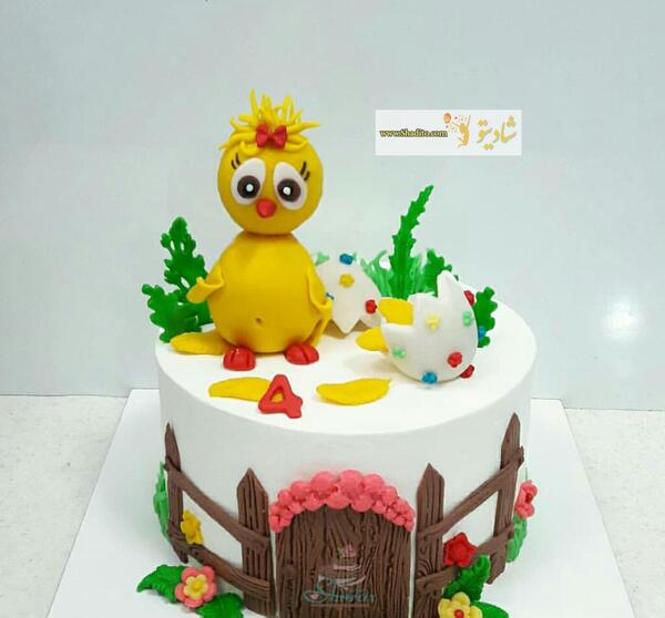 عکس کیک جوجه