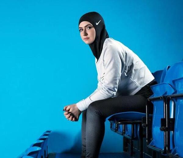 عکس با حجاب ورزشی