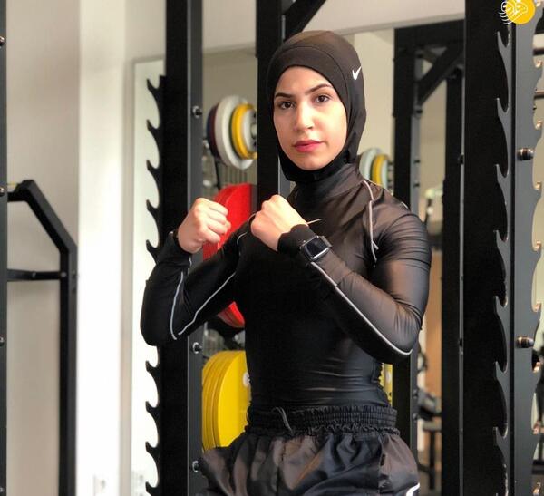عکس با حجاب ورزشی
