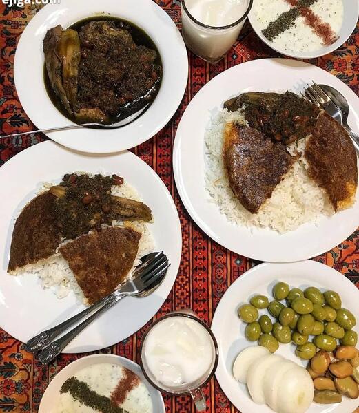 عکس قورمه سبزی در طبیعت