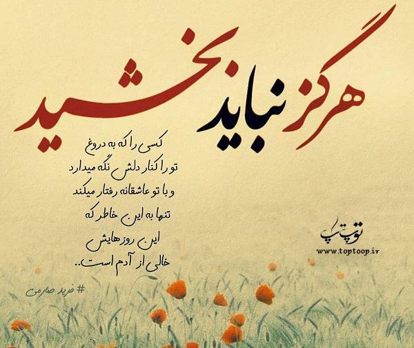 عکس نوشته آدم نمک نشناس