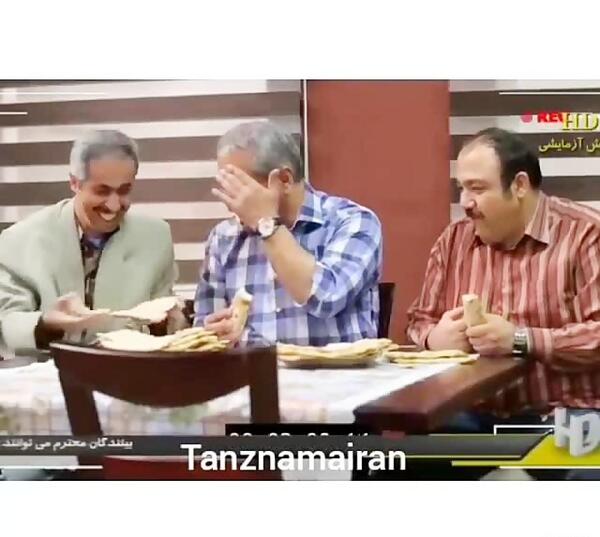 عکس پشت صحنه صبحانه خوردن جواد رضویان در حاشیه
