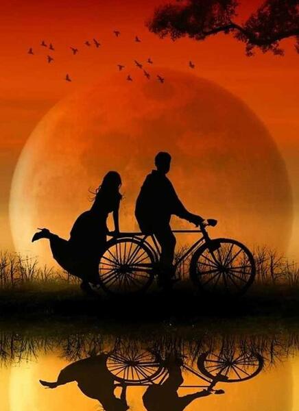 عکس عاشقانه بدون متن غروب