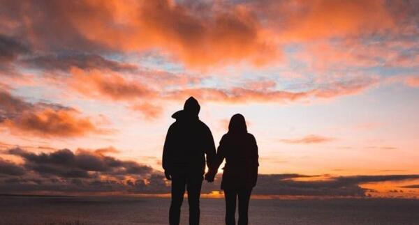 عکس عاشقانه بدون متن غروب