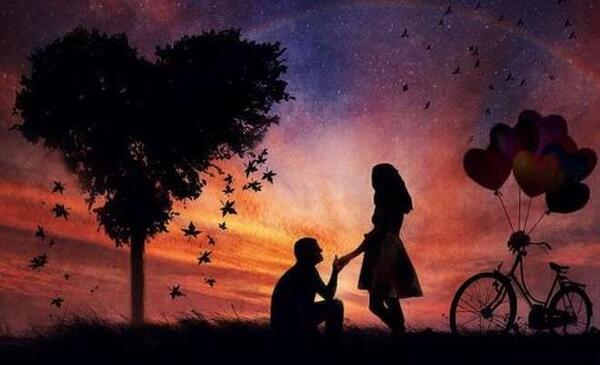 عکس عاشقانه بدون متن غروب