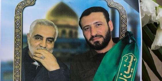 عکس شهید طارمی محافظ سردار سلیمانی