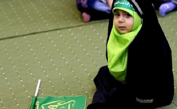 عکس دختر بچه ی چادری