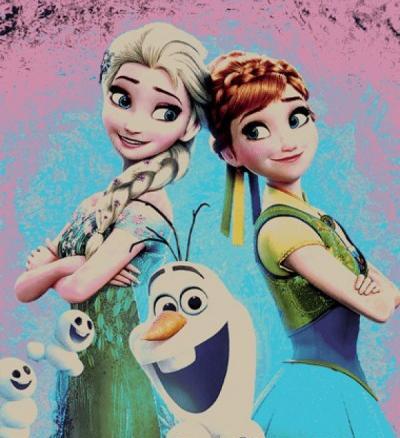 عکس فرش السا و آنا