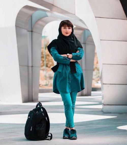 عکس دختر با تیپ خاص