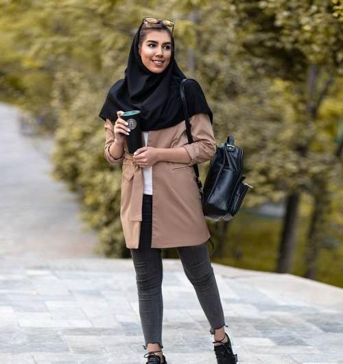 عکس دختر با تیپ خاص