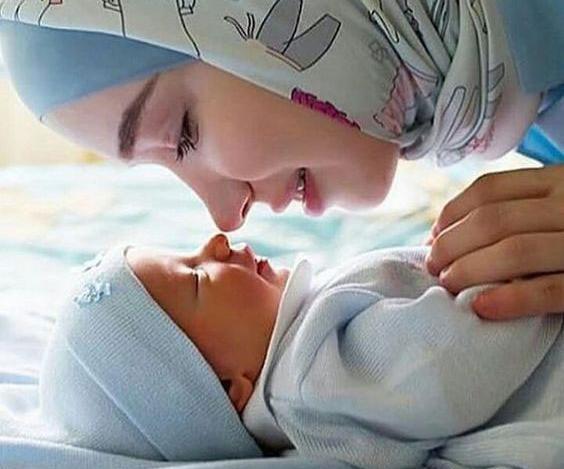 عکس مادر دختری فانتزی با حجاب