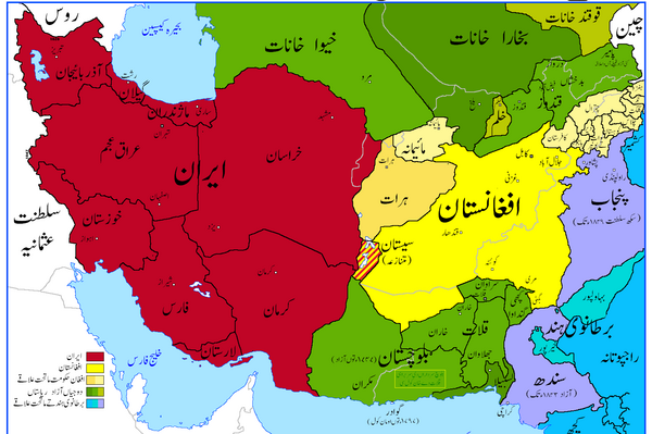 دانلود عکس نقشه افغانستان